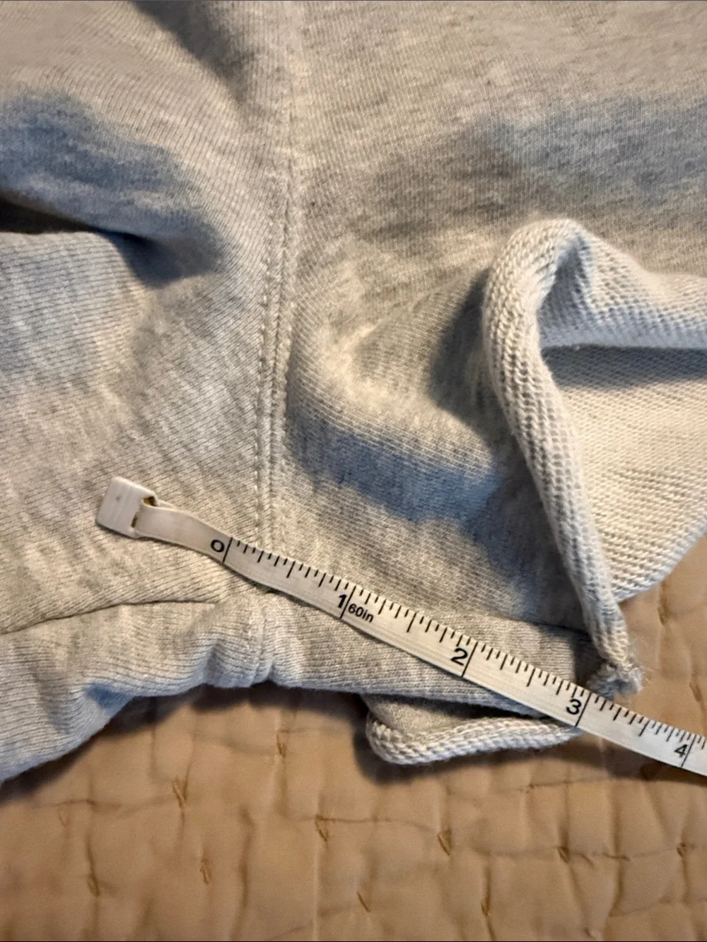 Parke Light Gray Athletic Lounge Shorts with Drawstring